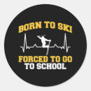 Search for funny skiing stickers Skier
