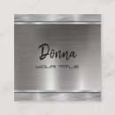 Search for metallic foil business cards Minimalist black and white