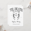 Search for bride and groom shower invitations Black and white