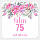 Search for 75 years stickers For her