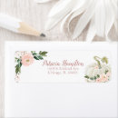 Search for white pink return address labels Calligraphy
