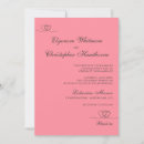 Search for blush and coral wedding invitations Simple