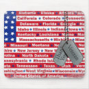 Search for veteran mouse mats White