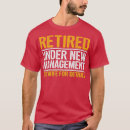 Search for retirement party tshirts Vintage