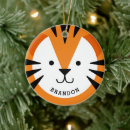 Search for tiger christmas tree decorations Cute