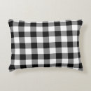 Search for black white checkered cushions For her