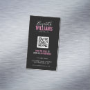 Search for qr magnetic business cards Black