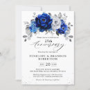Search for navy blue silver white wedding invitations Sophisticated  bright chic peony