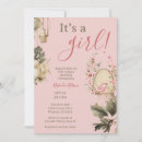 Search for boho baby girl shower invitations Its a girl