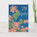 Search for 75 year old birthday cards Floral