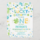 Search for lucky charm invitations Four leaf clover