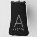 Search for plain golf head covers Black