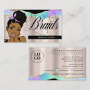 Search for african beauty salon business cards Braids