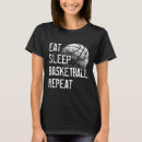 Search for eat sleep basketball tshirts Repeat