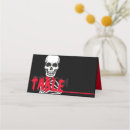 Search for halloween place cards Skull