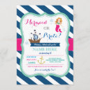Search for mermaid and pirate birthday invitations Kids