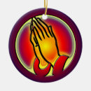 Search for praying hands christmas tree decorations Religion