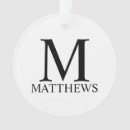 Search for vintage initial christmas tree decorations Family