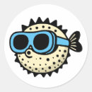Search for pufferfish stickers Blowfish