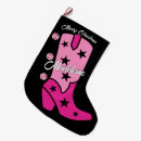 Search for pink christmas stockings Western