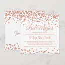 Search for faux rose gold confetti invitations Modern