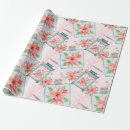 Search for pink poinsettia wrapping paper Flowers