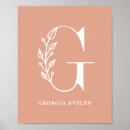 Search for name nursery posters Baby girl