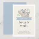 Search for koala bear baby shower invitations We can bearly wait