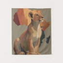 Search for geometric lion art Wildlife