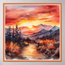Search for mountains in fall posters Autumn