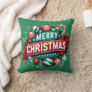 Search for merry christmas cushions Green