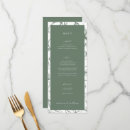 Search for floral wedding menus Elegant
