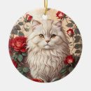 Search for persian cat christmas tree decorations Floral