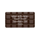 Search for chocolate candy return address labels Sweet