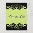 Search for scroll save the date postcards Black