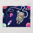 Search for space exploration postcards Astronaut