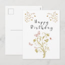 Search for happy birthday postcards Floral