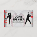 Search for baseball trainer business cards Training