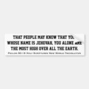 Search for scriptures bumper stickers King james