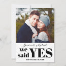 Search for we said yes invitations Stylish