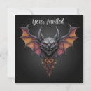 Search for bat halloween invitations Scary