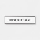 Search for black and gold door signs Police department