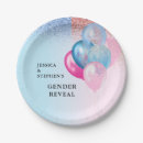 Search for gender reveal plates Pink