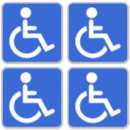 Search for handicap parking stickers Symbol