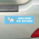 Search for unicorn bumper stickers Kawaii