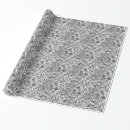 Search for black damask wrapping paper Floral
