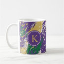 Search for green and purple mugs Pattern