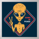 Search for alien peace art Space