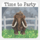 Search for mammoths stickers Animals