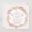 Search for little baby girl shower invitations Botanical garden nature